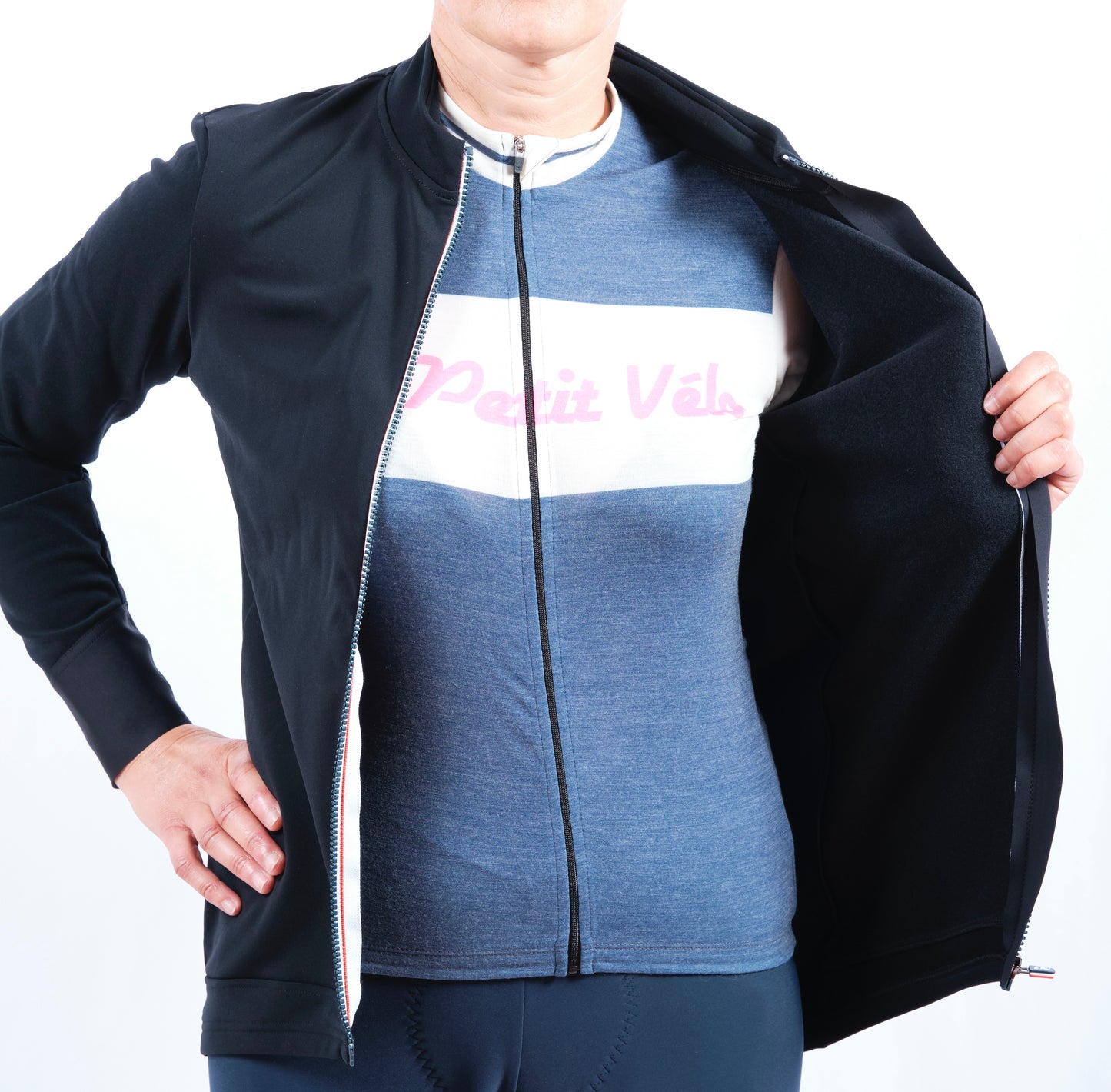 Veste vélo manche longue "La Mlle Douillette"